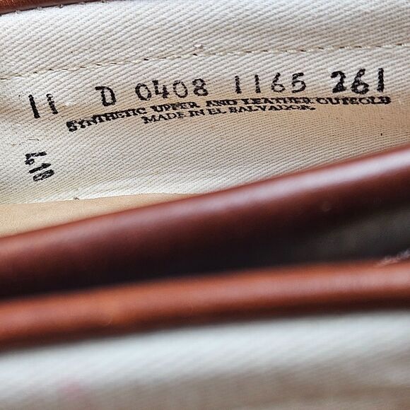 GH Bass & Co Weejuns Warren Loafer Preppy Shoes Mens 11 D Gray Brown Slip On - Picture 13 of 15